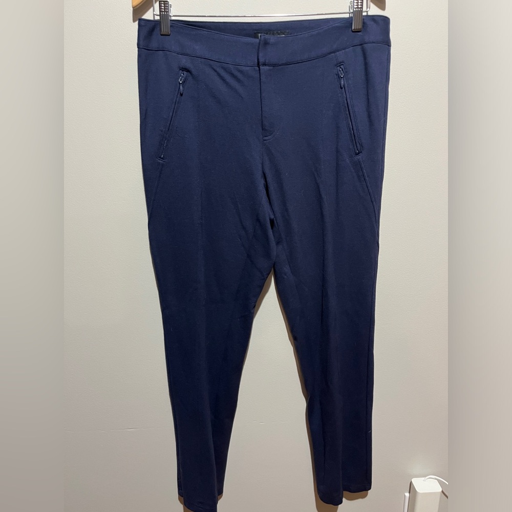 INC International Concepts Women's Dark Blue Slim Legged Pants